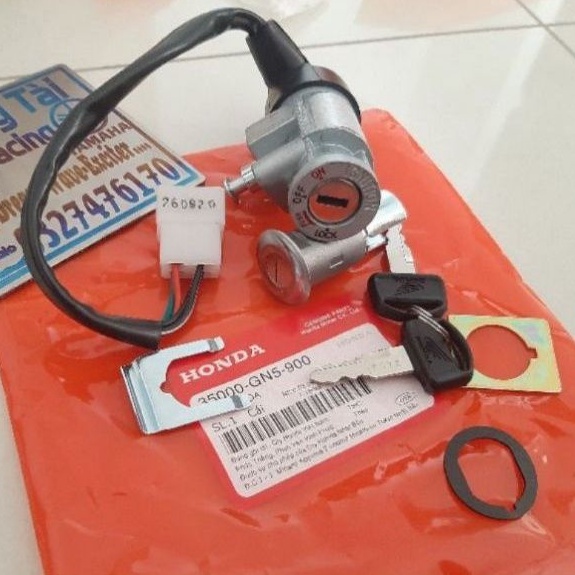 Bộ ổ khóa điện xe Super DREAM zin chính hãng honda