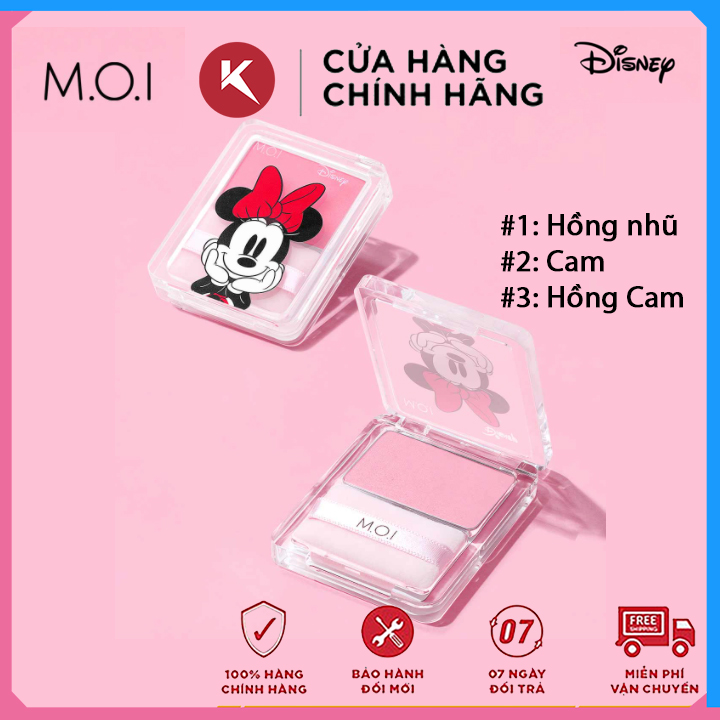 Phấn Má Hồng Siêu Mịn Glowing Cheeks Hàn Quốc Mickey's Mỹ Phẩm M.O.I Phấn Má Hồ Ngọc Hà