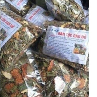 Lá tắm dân tộc Dao đỏ chống hậu sản sau sinh 1kg