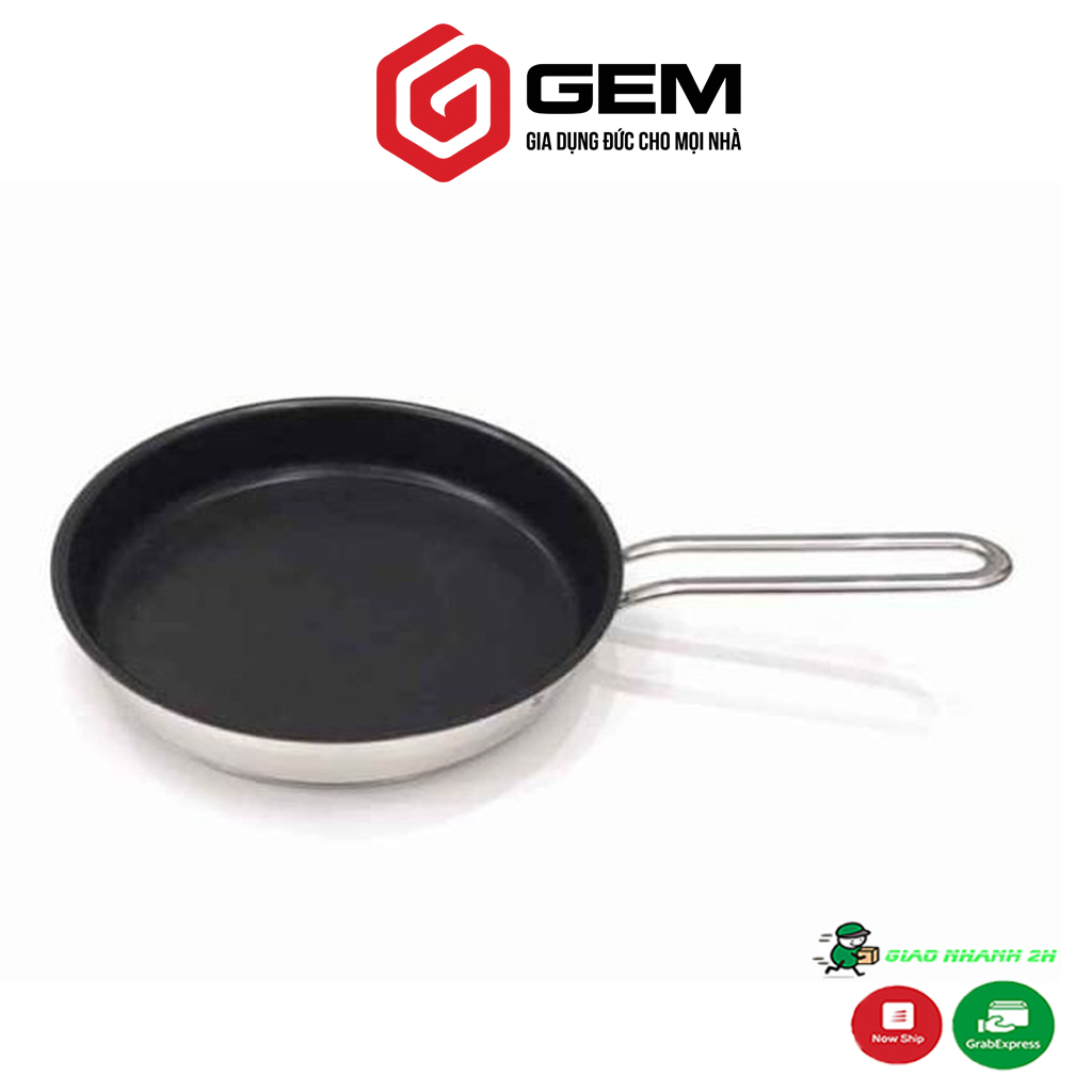 Chảo chống dính mini WMF cán dài 18cm nhập khẩu Đức, không gỉ, an toàn tuyệt đối