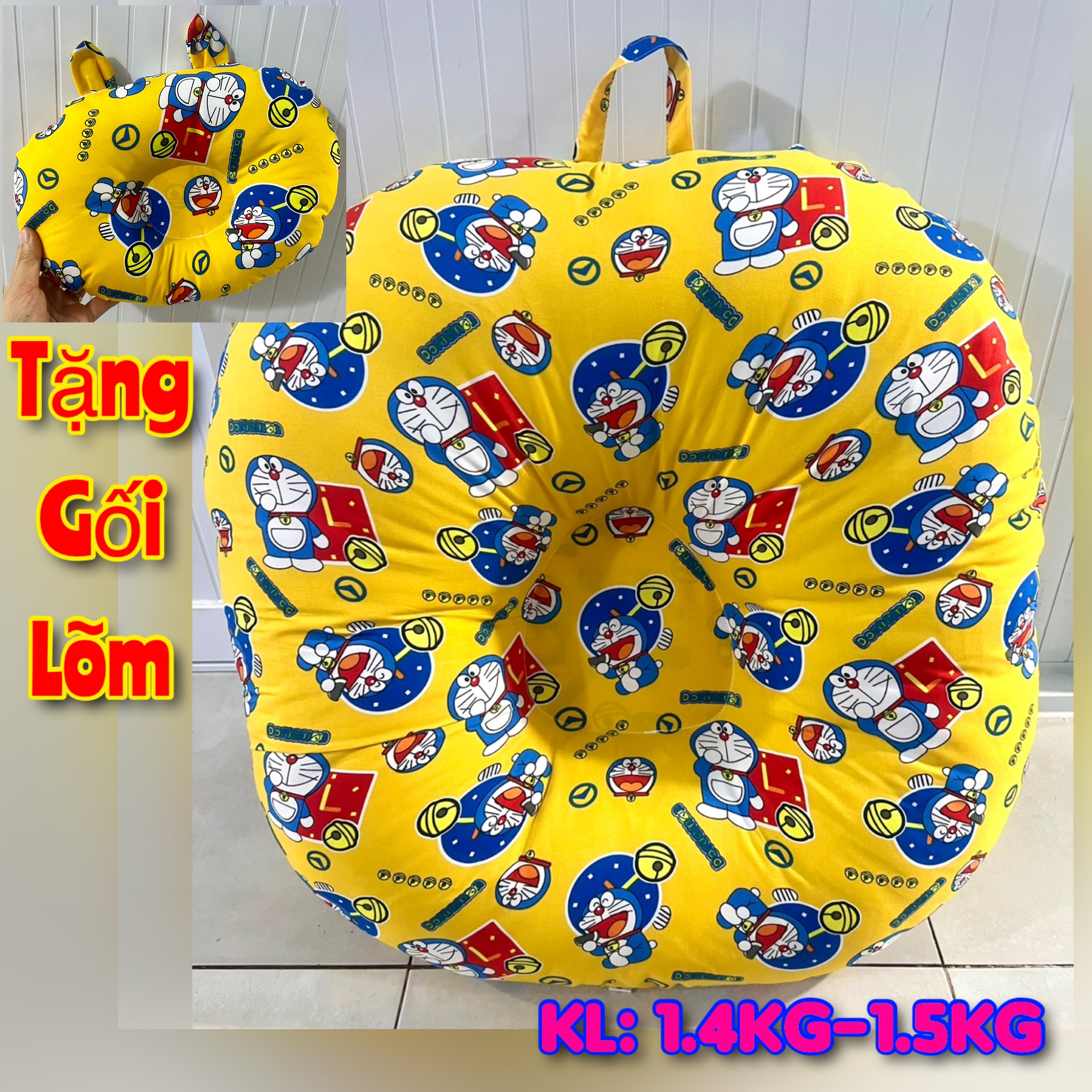 Gối chống trào ngược cho bé-Tặng kèm gối lõm cho bé