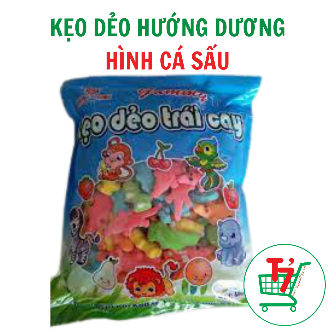 Kẹo dẻo Hướng Dương hình cá sấu Túi 400g