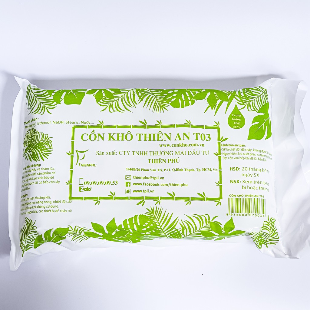 Cồn khô thiên an - loại tiết kiệm