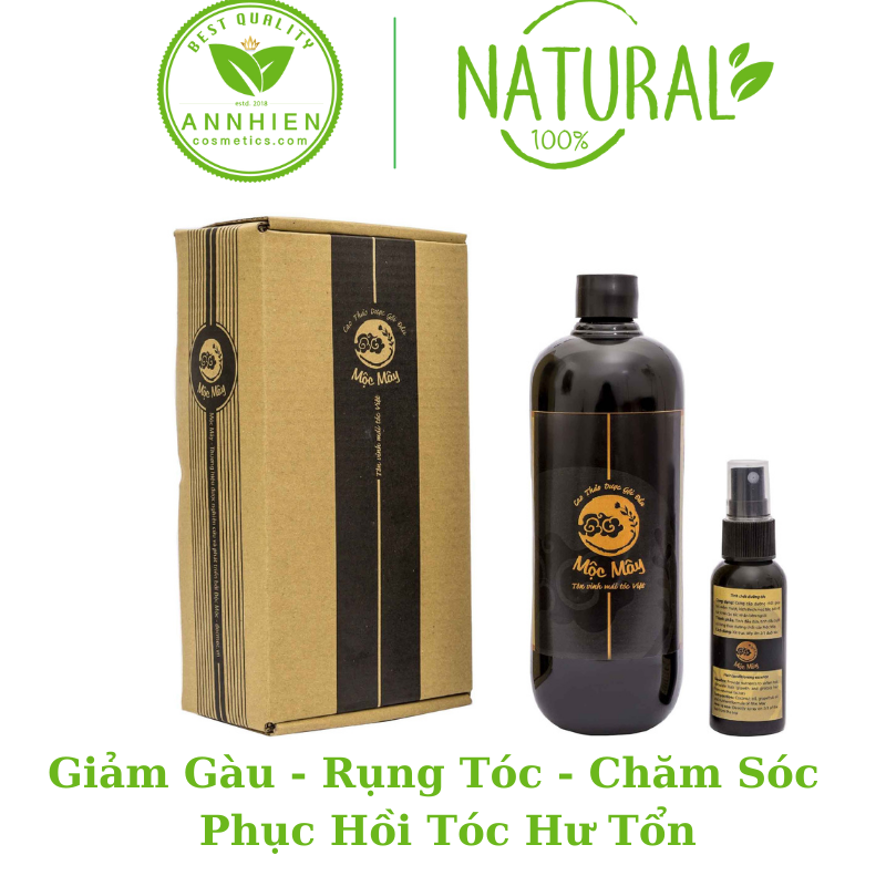 Dầu gội mộc mây - cao thảo dược gội đầu mộc mây 500ml - giảm rụng tóc - gàu - kích thích mọc tóc và phụ hồi tóc