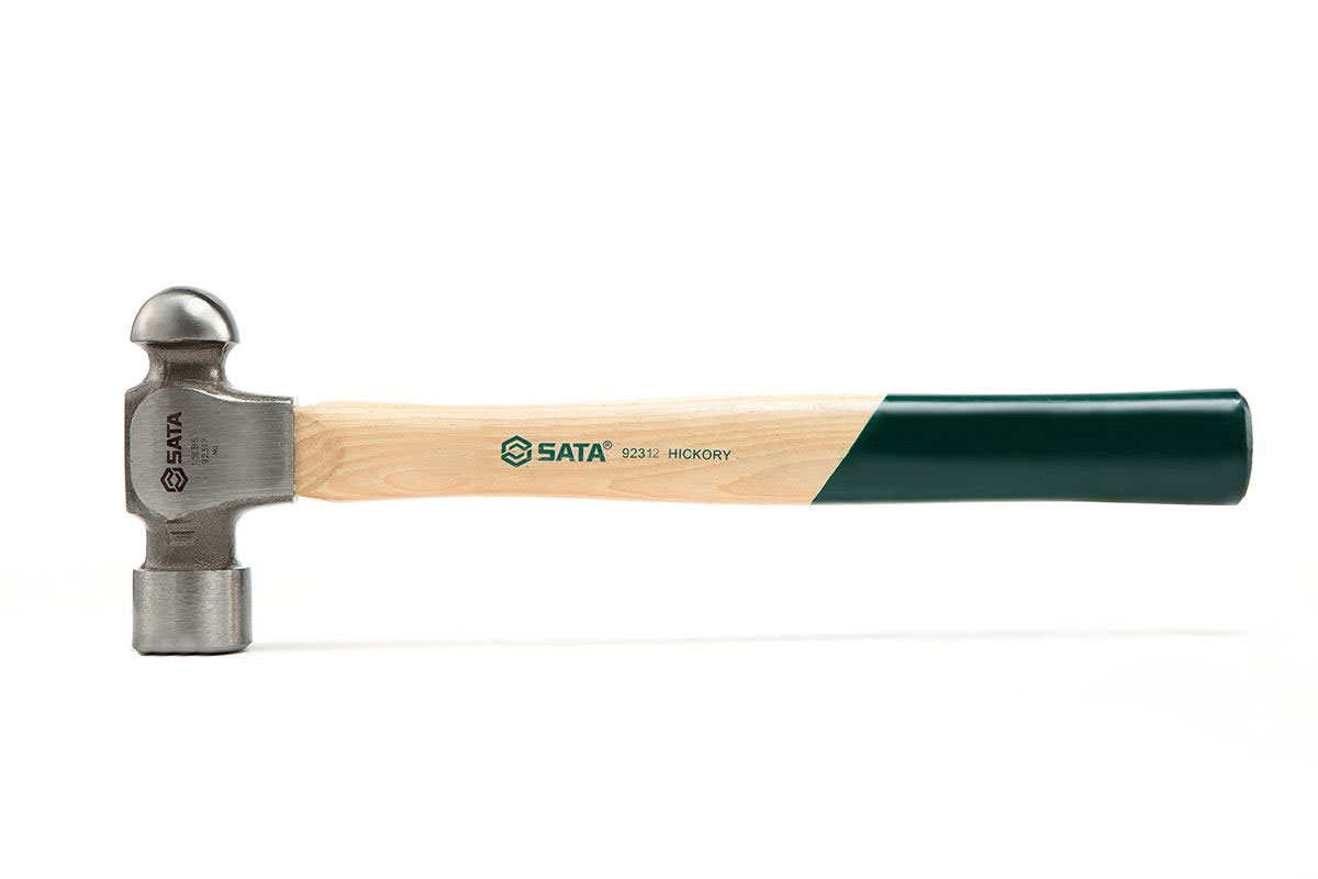 Búa cán gỗ đầu tròn 16oz/454gđầu búa bằng thép carbontay cầm bằng gỗ hickory bền sata 92312