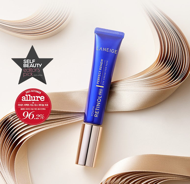 Kem Dưỡng Mắt Retinol ngăn ngừa lão hóa Laneige - Dòng Perfect Renew Youth Retinol Eye Cream For Face 5ml/10ml