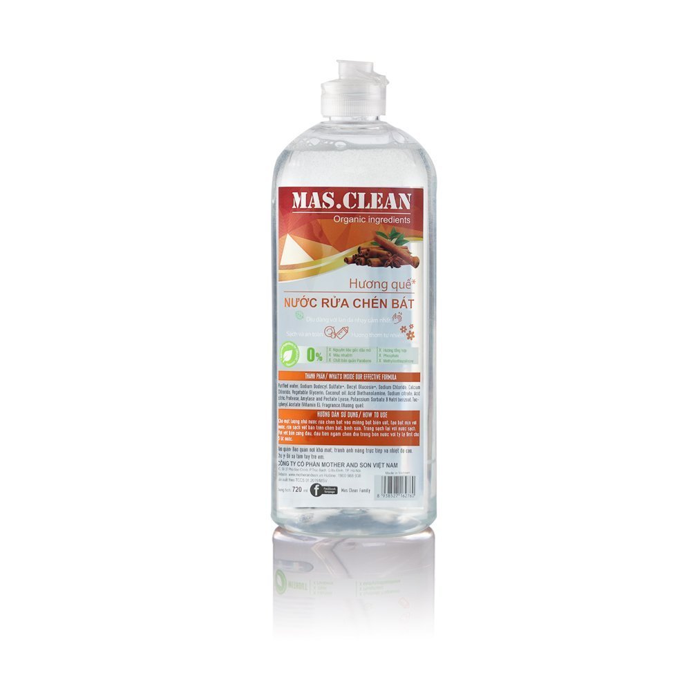 Masclean nước rửa chén 720ml