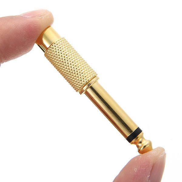 JACK CHUYỂN AV SANG 6.5 LY COMBO 02 CÁI, jack rca to ts, rắc 6 ly, jack 6.3mm, jack hoa sen, jack av, rắc chuyển hoa sen ra 6.3mm, jack 6ly