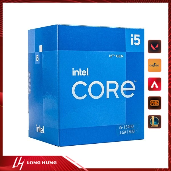 Chip intel Core i5-12400F Up To 4.40GHz, 6 Nhân 12 Luồng,18MB Cache, Alder