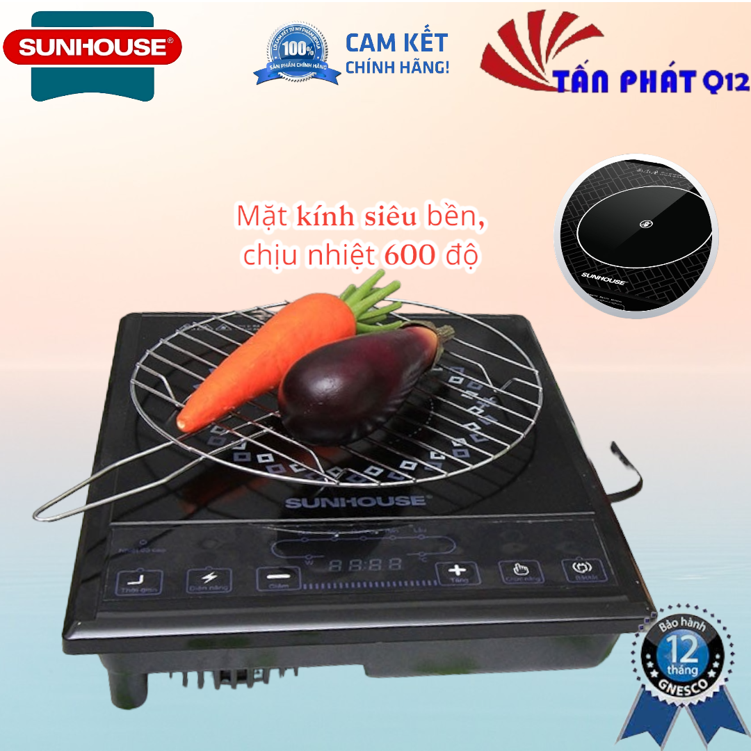 BẾP HỒNG NGOẠI SUNHOUSE SHD6011 TẶNG VỈ NƯỚNG