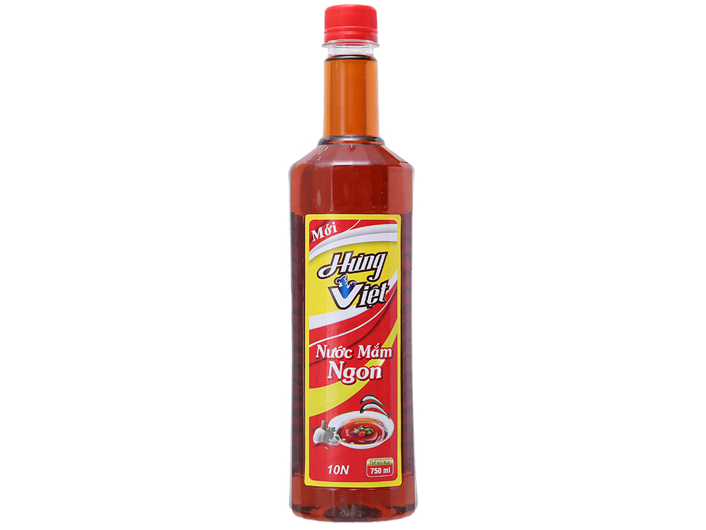 Nước mắm ngon Hưng Việt 10 độ đạm chai 750ml