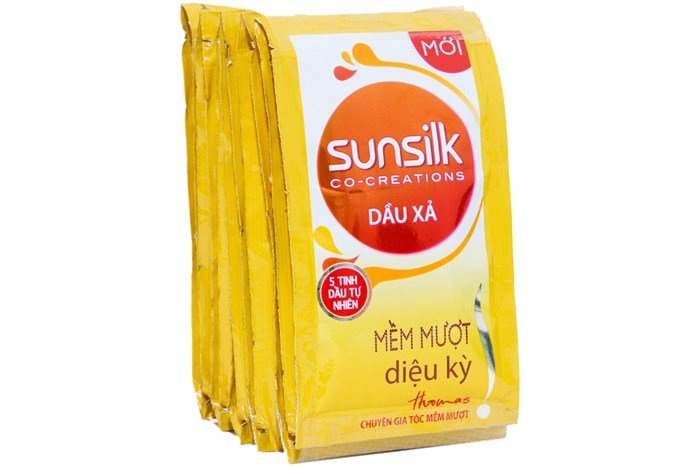 Dầu xả Sunsilk mềm mượt diệu kì 6.1ml x 12 gói