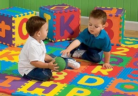 Bộ 36 miếng thảm xốp lót sàn ghép chữ cái và số/ thảm chơi cho bé