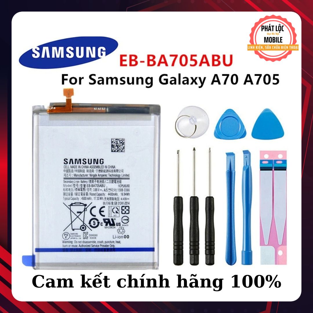 Pin samsung dòng a zin chính hãng đủ các mẫu mã: a31, a51, a71, a11, a21s, a70... bảo hành pin 3 tháng, tặng kèm bộ mở máy