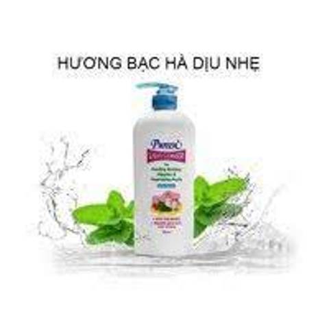 Nước rửa bình sữa, núm vú, rau quả Pureen 750ml
