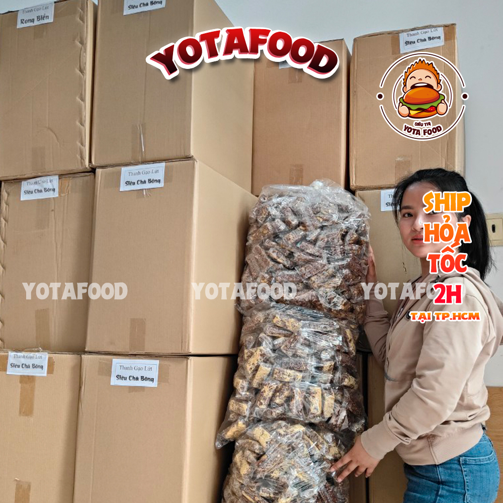 Sỉ 5Kg Thanh Gạo Lứt Chà Bông | Siêu Hạt | Rong Biển tốt cho người ăn kiêng, giảm cân , eat clean từ Yotafood