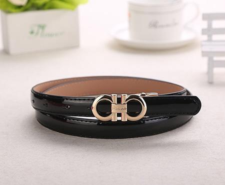 (SALE OFF ) Thắt lưng dây nịt - nữ - da cao cấp mặt hợp kim mạ vàng 2 chữ AA cưc nữ tình ( sẵn dây đen - đỏ )