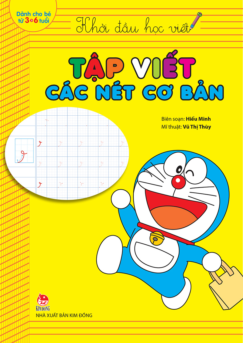 Kim Đồng - Khởi đầu học viết - Tập viết các nét cơ bản