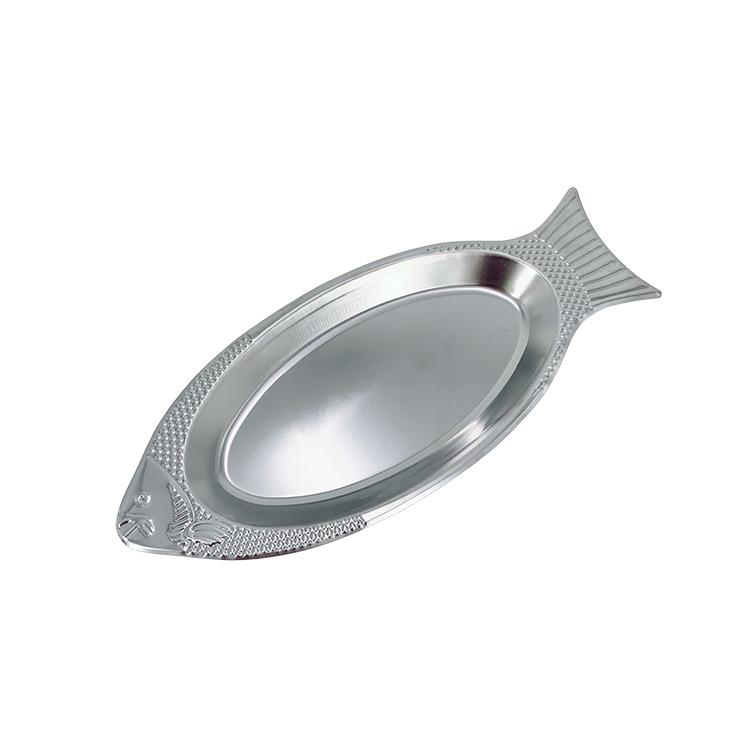 Đĩa inox hình cá bền đẹp không gỉ sang trọng Jika Store