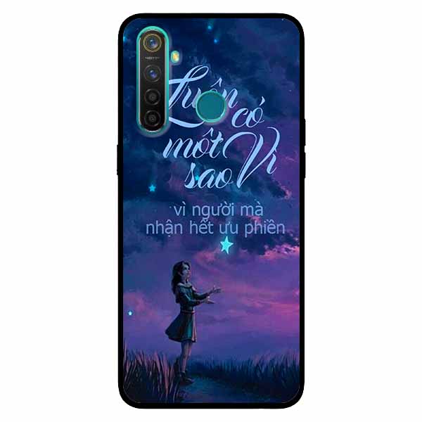 [HCM]Ốp Cường Lực Dẻo Đen Dành Cho Oppo Realme 5 5s  5i Mẫu Luôn Có Một Vì Sao