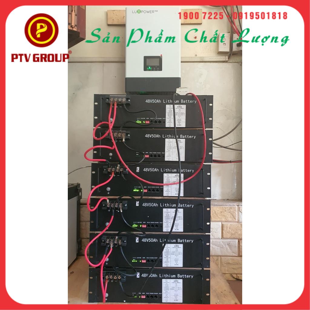 Pin lithium lưu trữ ztt 51,2v 50ah