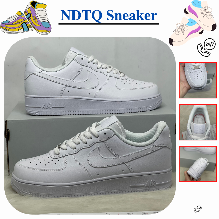 Giày af1 full trắng siêu cấp. giày nam nữ af1 af1tsc003