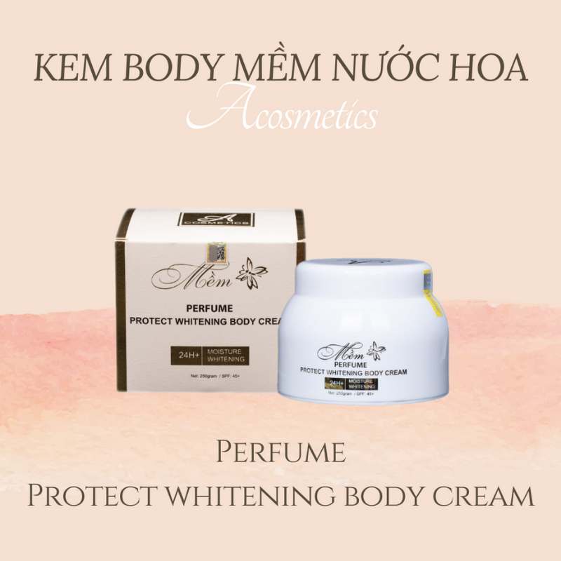 Kem body mềm nước hoa acosmetics 250g, ab_beauty39, kem dưỡng trắng da toàn thân, dạng lotion, hương nước hoa