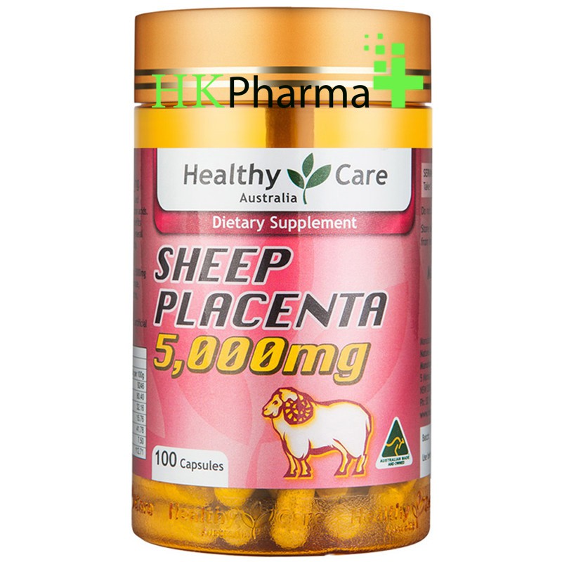 Nhau thai cừu sheep placenta 5000mg 100 viên, cam kết sản phẩm đúng mô tả, chất lượng đảm bảo an toàn đến sức khỏe người sử dụng