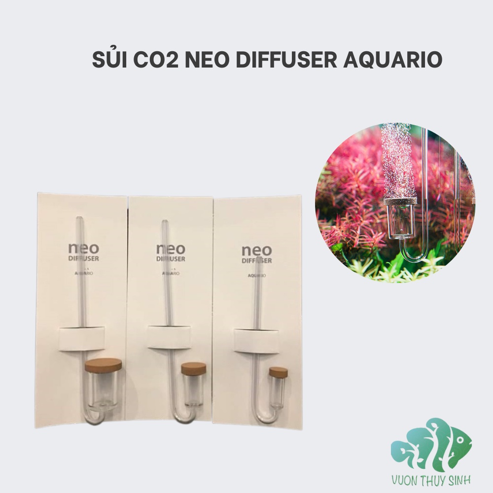 Sủi CO2 siêu mịn Neo Diffuser Aquario Hàn Quốc chất lượng và độ bền cao