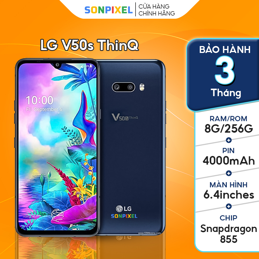 Điện thoại lg v50s thinq ram 8/256gb chíp snapdragon 855. sonpixel