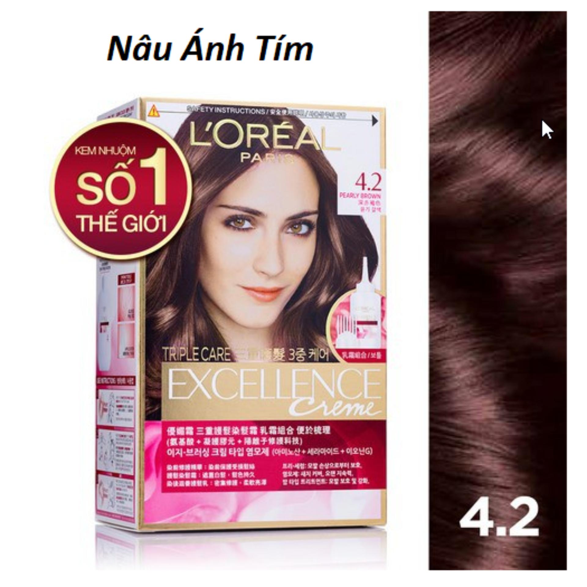 Thuốc nhuộm dưỡng tóc loreal paris excellence creme 172ml