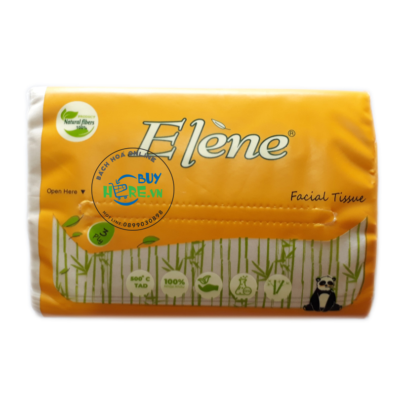 Khăn giấy tre bỏ túi - elène tre 300 tờ