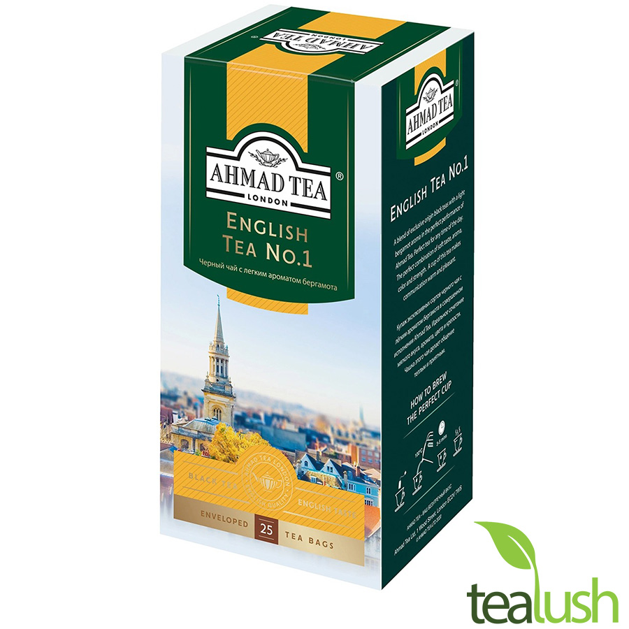 Trà Ahmad Tea English Tea No 1 – Trà đen số 1 nước Anh 25 gói x 2g