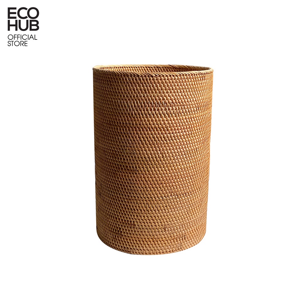 Giỏ mây đựng đồ hình trụ ecohub 28x22cm e00315