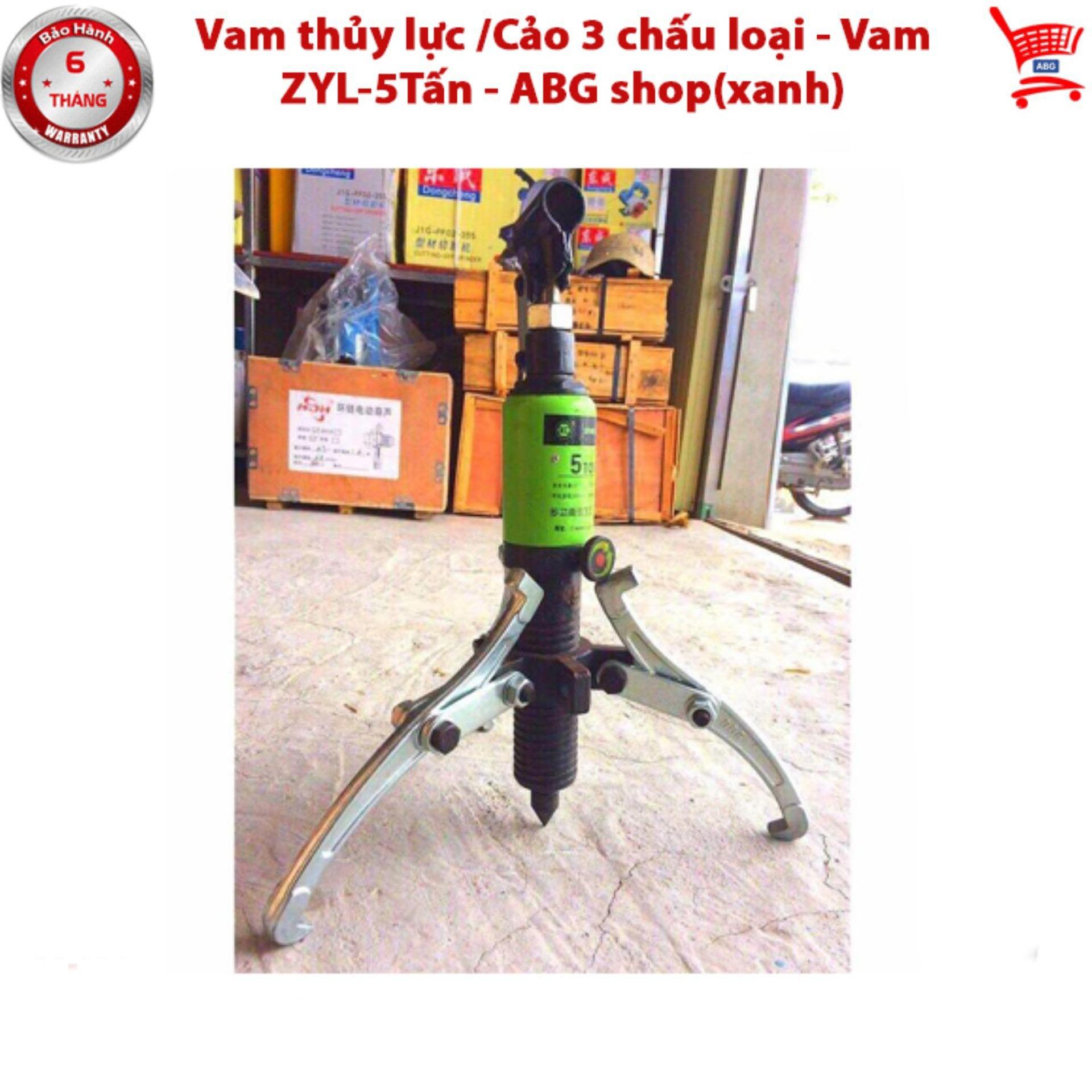 Vam thủy lực /cảo 3 chấu loại - vam zyl-5tấn - abg shop