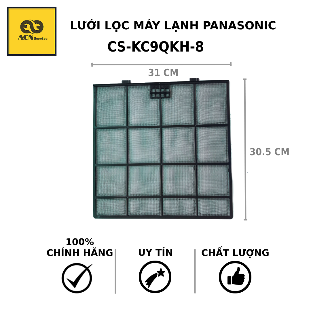 Lưới lọc máy lạnh panasonic - cs-kc9qkh-8,cs-kc12qkh-8