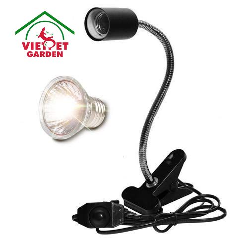 Kẹp đèn dài - Đui sứ - Hãng Nomoy - Chuyên dụng dành cho bò sát - Vietpetgarden