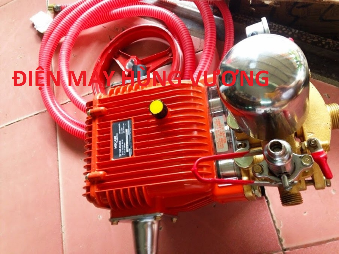 Đầu máy bơm nước rửa xe áp lực Hikari 169 Made in Thái lan - pít tông dài