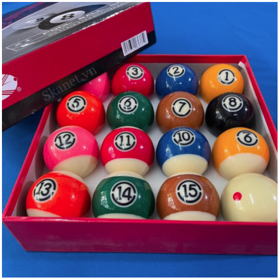 Bóng bida dành cho clb, bộ bóng bi a pool ball set cao cấp nhập khẩu đài loan