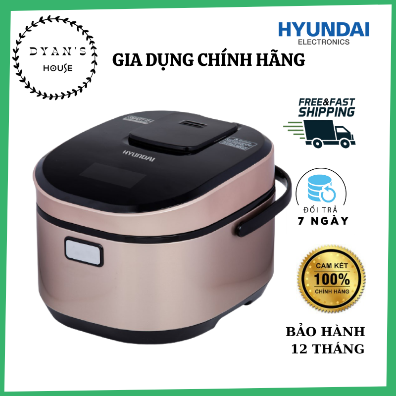Nồi cơm điện cao tần hyundai 2201g dung tích 1.5l/1,8l - bảo hành chính hãng 12 tháng