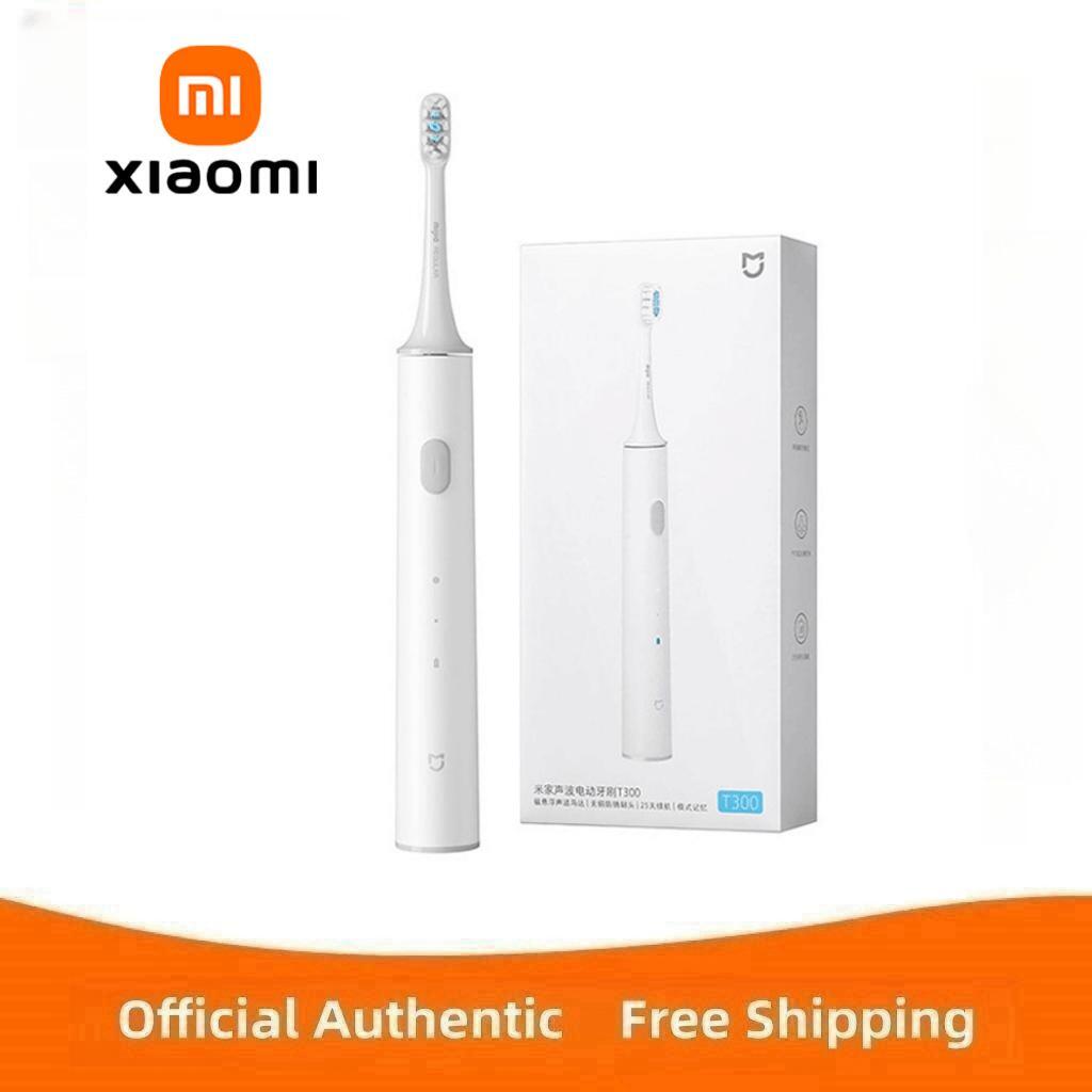 Xiaomi Mijia T300 bàn chải đánh răng điện IPX7 không thấm nước thông minh Sonic bàn chải siêu âm làm trắng răng bàn chải đánh răng cho bàn chải đánh răng