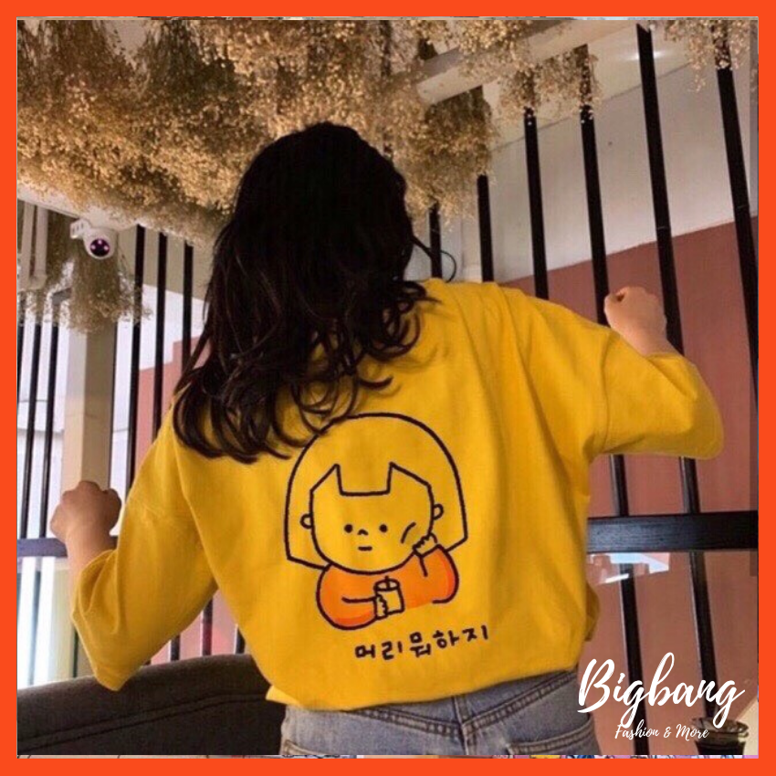 Sale hot! Áo thun tay lỡ dáng rộng in hình ngộ nghĩnh cực đáng yêu, áo phông tay lỡ form rộng hot hit giá cực kỳ hấp dẫn