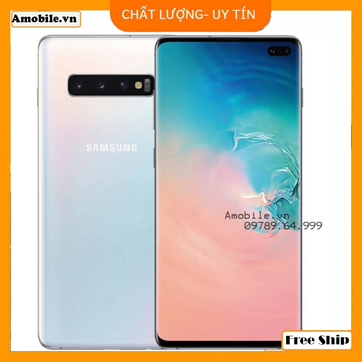 Điện thoại samsung s10 plus/ galaxy s10+ cấu hình mạnh mẽ ram8gb/room128gb