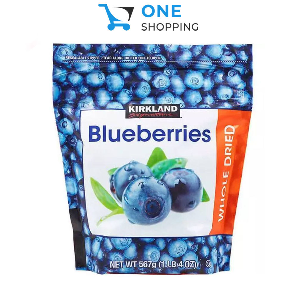 Việt Quất sấy khô Kirkland Signature Whole Dried Blueberries 567g