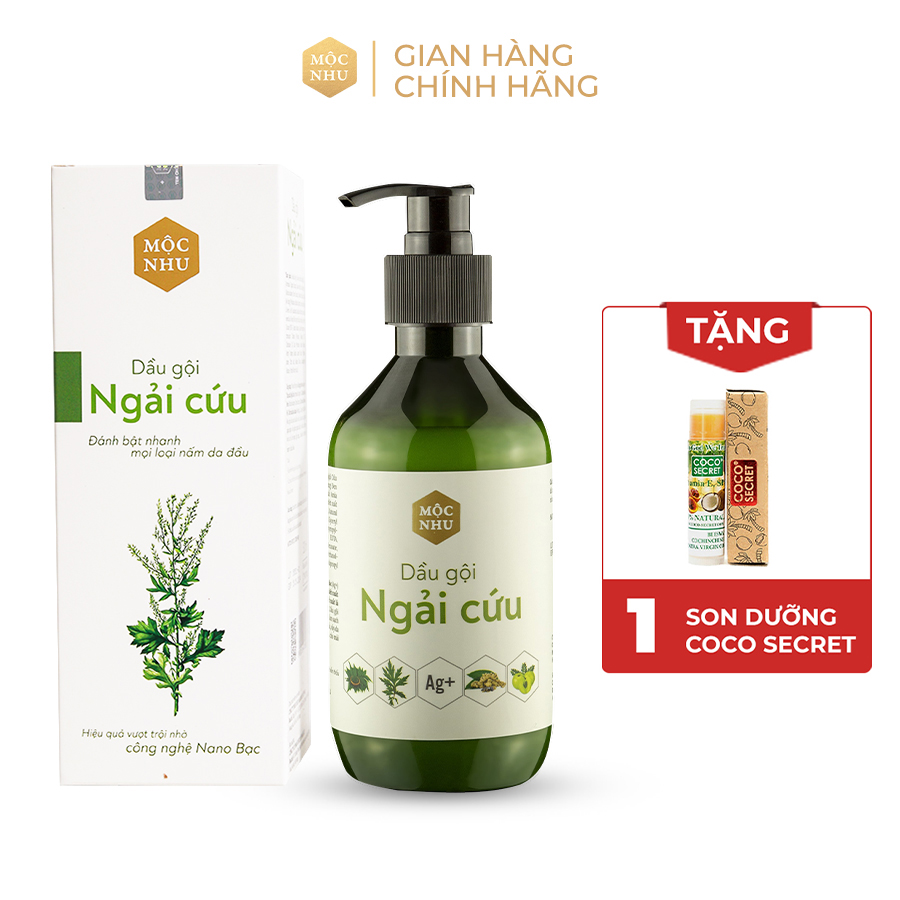 Dầu Gội Ngải Cứu Mộc Nhu - Dứt Điểm Gàu Ngứa & Nấm Da Đầu