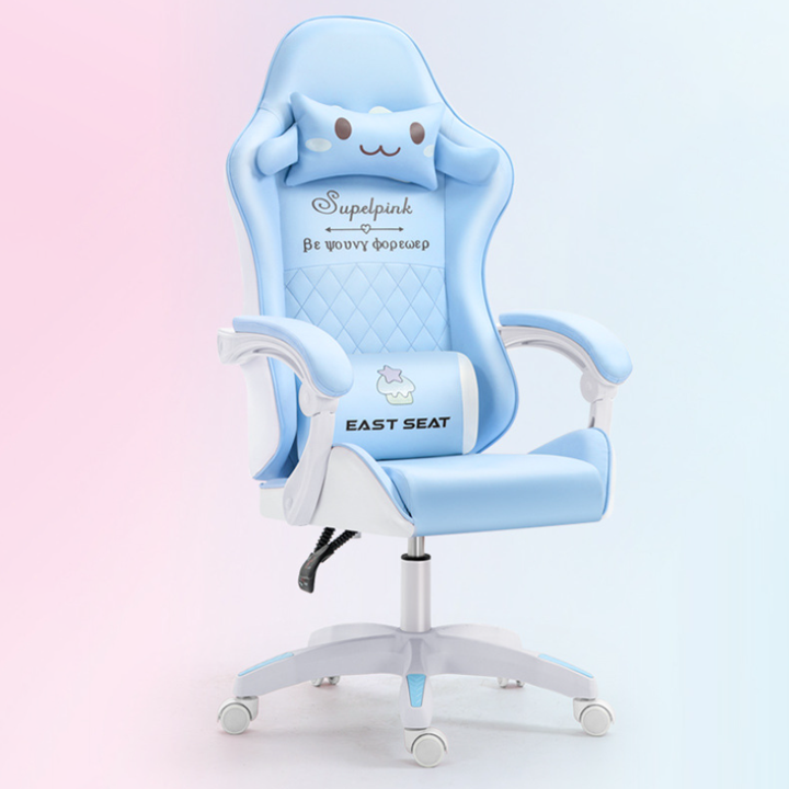 Ghế Gaming ,Ghế Livestream xoay 360 độ Ghế Làm Việc Học Tập Chân Xoay Bản Cao Cấp - Ghế Chơi Game Kèm Gối Tựa Lưng Gối Kê Đầu