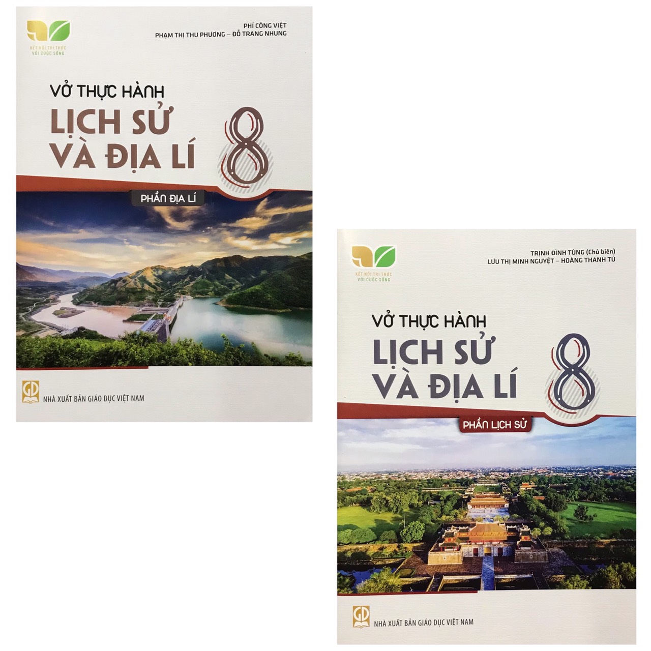 Edubook - Combo Vở Thực Hành Lịch sử và Địa lí lớp 8  - Kết nối tri thức với cuộc sống