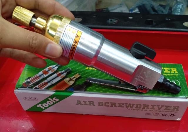 Máy vặn vít LIONKING dùng hơi mở ốc 2 búa đảo chiều, hộp giấy