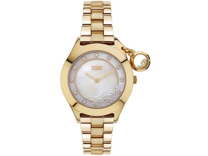 Đồng hồ nữ dây thép không gỉ storm sparkelli gold