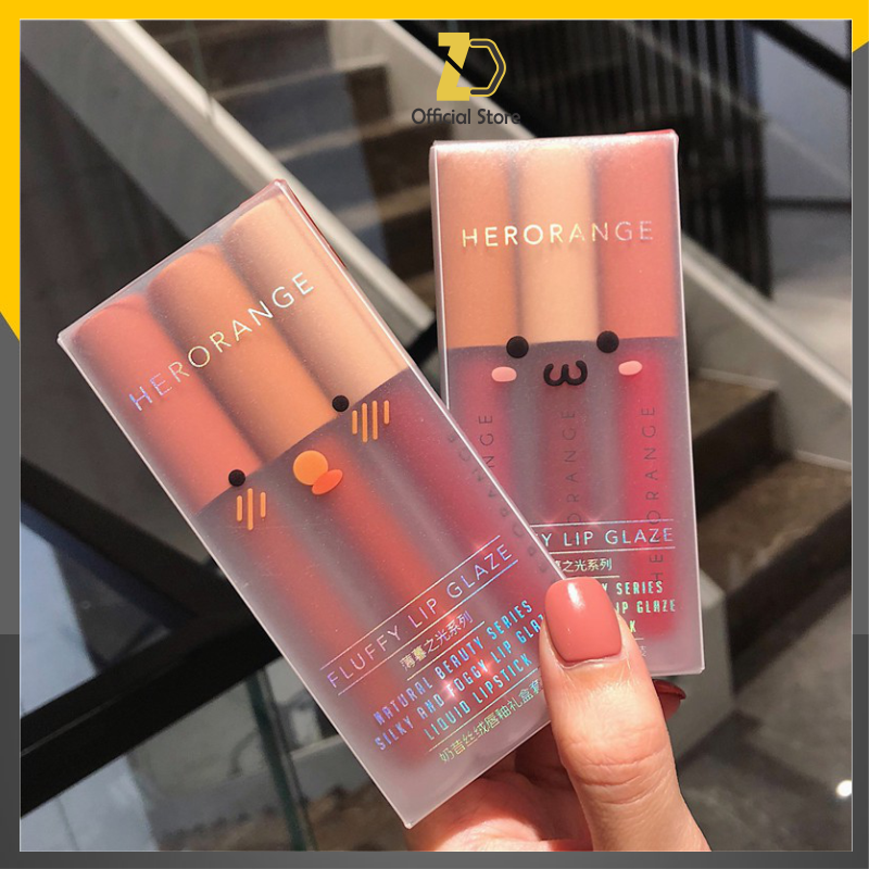 Set 3 Cây Son Kem Lì Herorange gtstore94